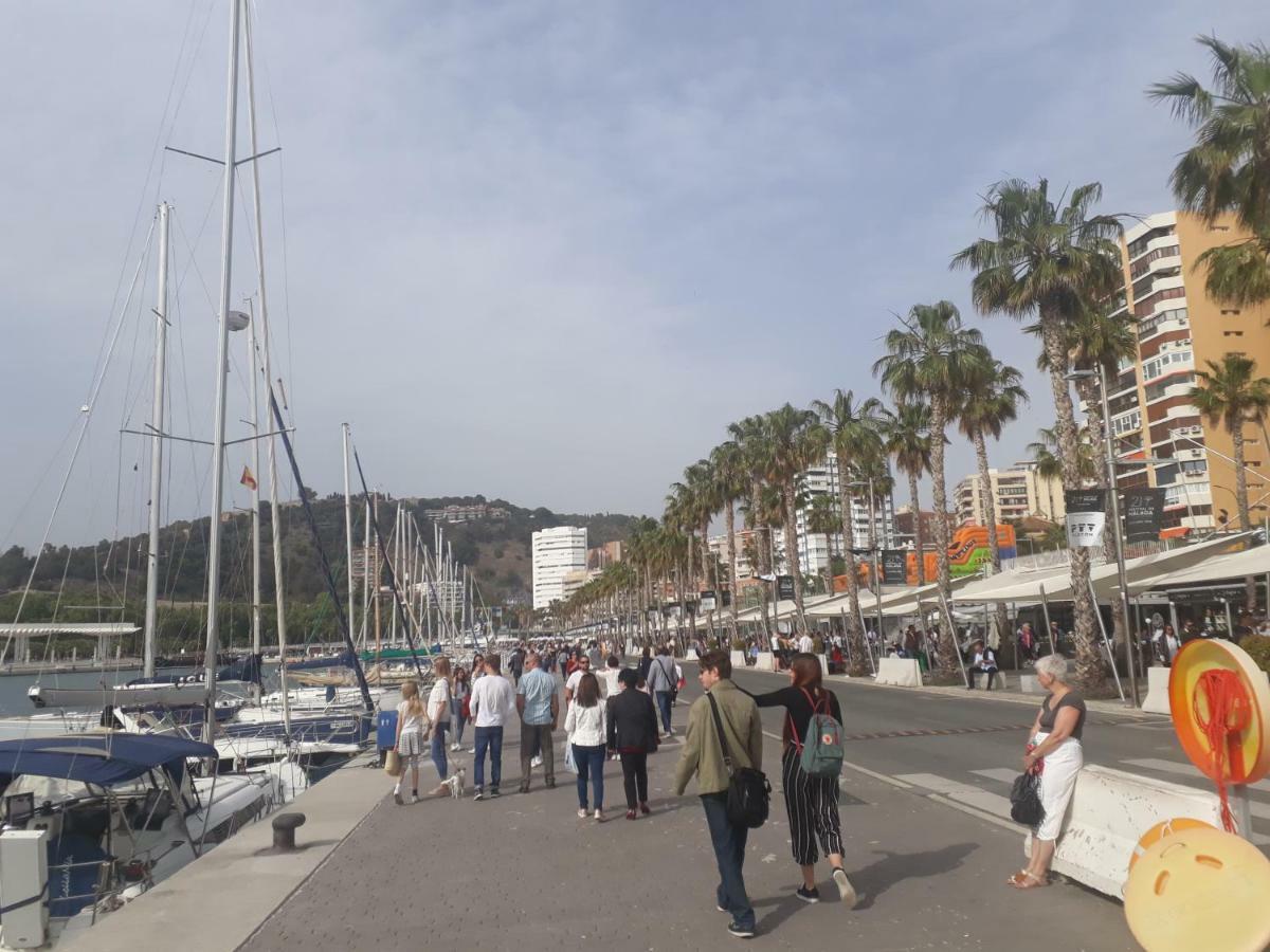 Apartamento Malaga Port Eksteriør billede